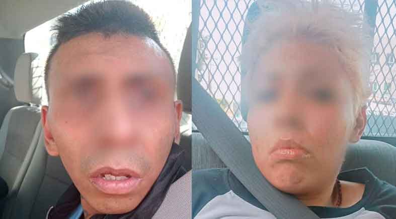 Dos personas fueron detenidas a bordo de camioneta robada 1 Dos