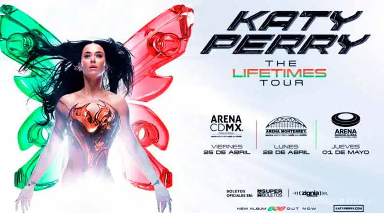 Katy Perry abre nuevas fechas de conciertos en México 1 Perry abre
