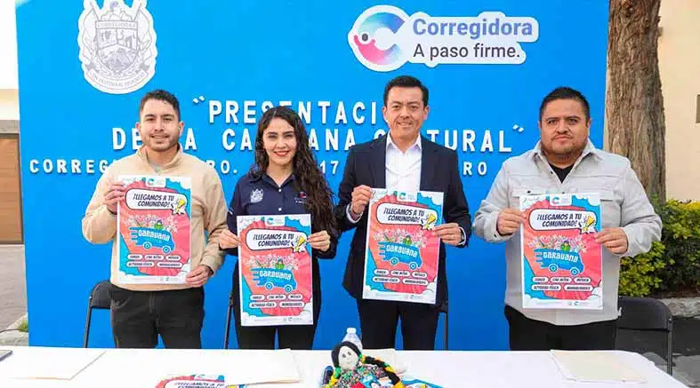Presentan la Caravana Cultural en Corregidora 1 Caravana Cultural