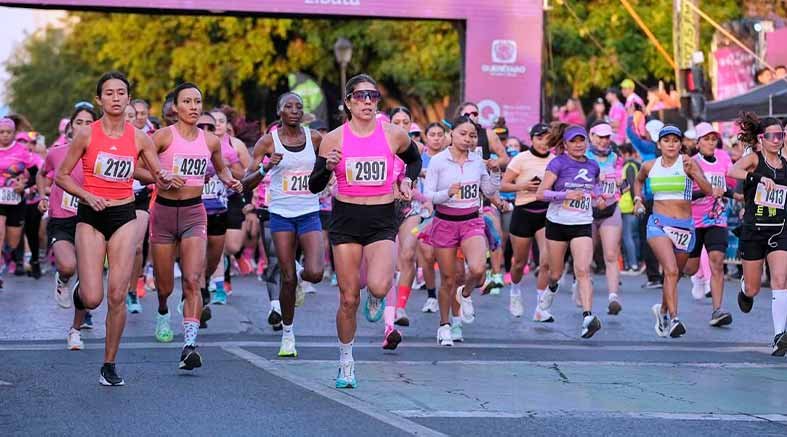 Más de 5 mil participantes en la Carrera Mujer Querétaro 2 5 mil