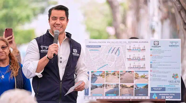 Entrega Felifer Macías obra social en Reforma Agraria 1 Entrega