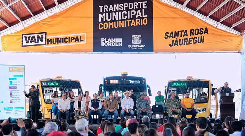 Presentan Transporte Municipal Comunitario en Santa Rosa Jáuregui 3 Presenta