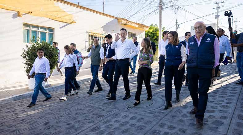 Entregan mejoramiento de calles en la colonia Bolaños 2 colonia Bolaños