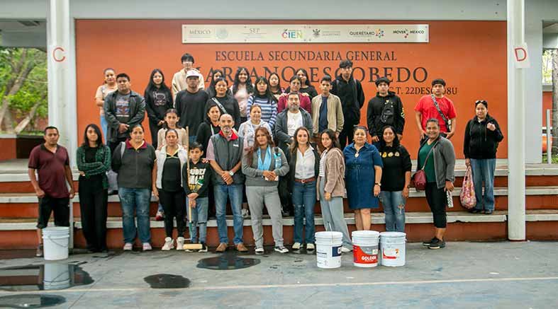 Realizan Jornada de Pintura en la Secundaria No. 2 1 Jornada de Pintura