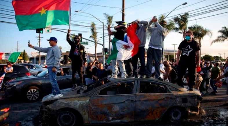 Tensión en Los Ángeles con la quema de taxis autónomos 4 Tensión