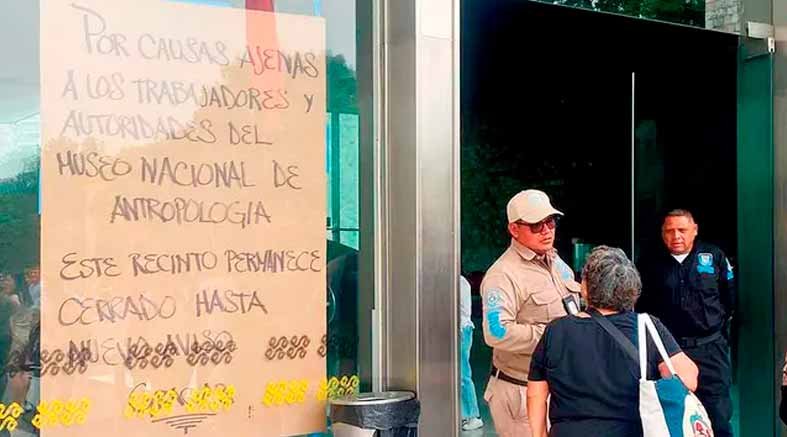 Cierran museos del INAH por falta de seguridad 1 del INAH