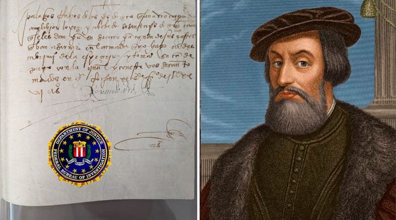 Manuscrito firmado por Hernán Cortés regresa a México 1 Manuscrito