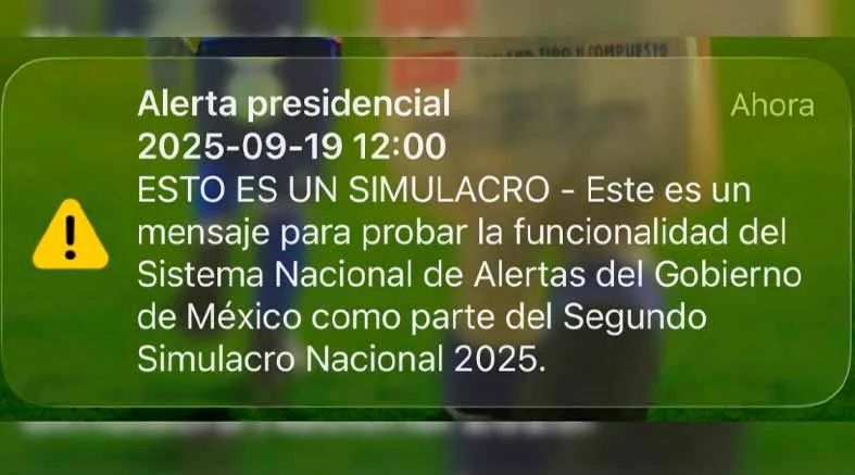 Activan alerta sísmica por Segundo Simulacro Nacional 2025 1 Activan