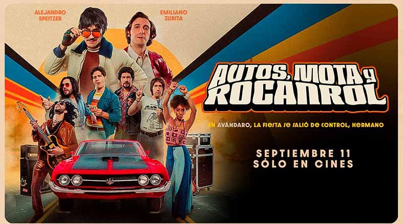 "Autos, Mota y Rocanrol" llega a las salas de cine 1 Autos