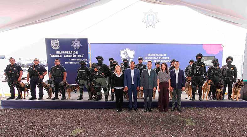 Chepe Guerrero inaugura la nueva Unidad Cinotáctica 2 Chepe