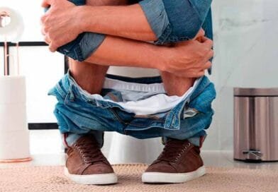En el baño