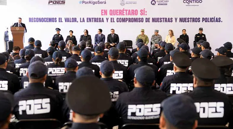 Gobernador reconoce a 51 oficiales de la Policía Estatal 1 Gobernador