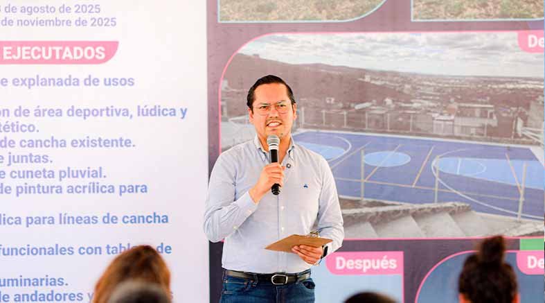 Chepe Guerrero inaugura parque y cancha en la colonia El Paraíso 3 Chepe Guerrero