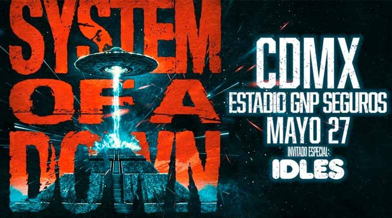 System of a Down anuncia concierto en CDMX 1 System
