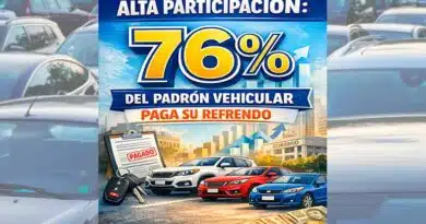 Alta participación: 76% del padrón vehicular paga su refrendo Alta