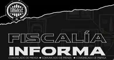 Anuncia fiscalía