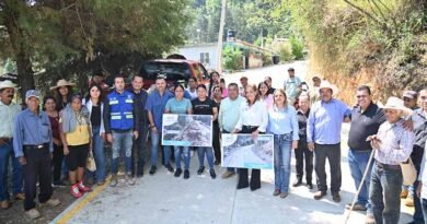 CEI constata obras de reconstrucción de caminos en Pinal de Amoles