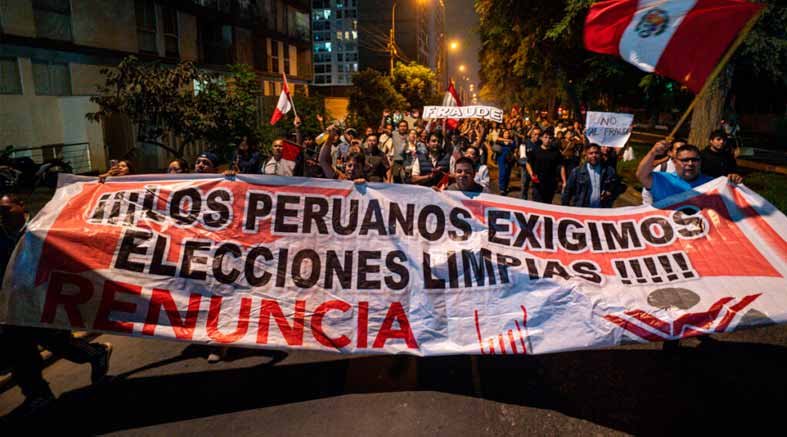 Estalla la tensión en elecciones de Perú 1 Estalla
