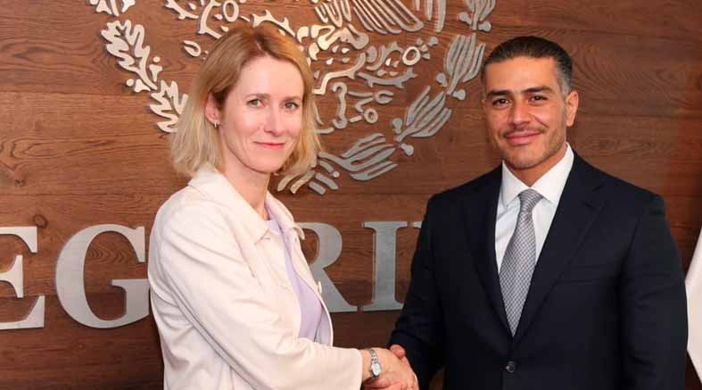 García Harfuch se reúne con vicepresidenta de Comisión Europea 1 García Harfuch