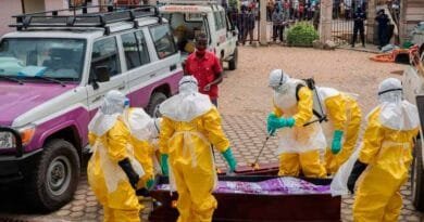 OMS eleva a 220 las muertes sospechosas por ébola en RD del Congo OMS