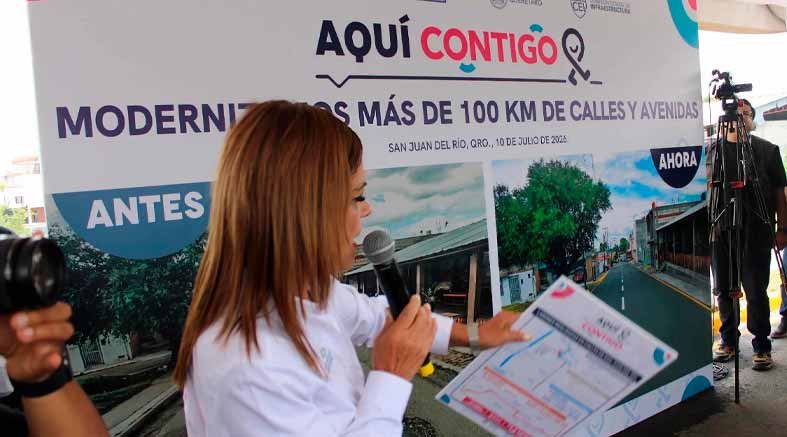Gobernador entrega rehabilitación de vialidades en San Juan del Río 1 Gobernador