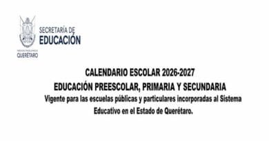 Inicia el ciclo escolar el 31 de agosto de 2026: SEDEQ ciclo escolar