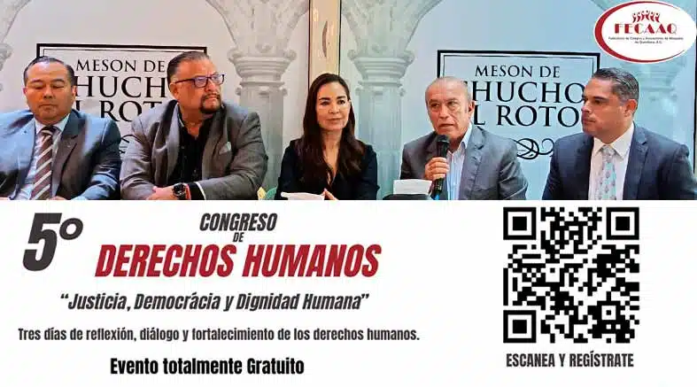 FECAAQ anuncia su 5to. Congreso de Derechos Humanos 1 FECAAQ