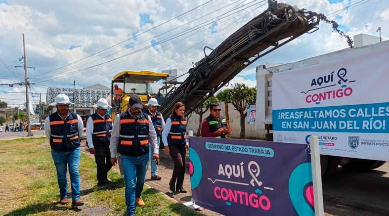 Inicia CEI rehabilitación de calles en San Juan del Río 1 Inicia CEI