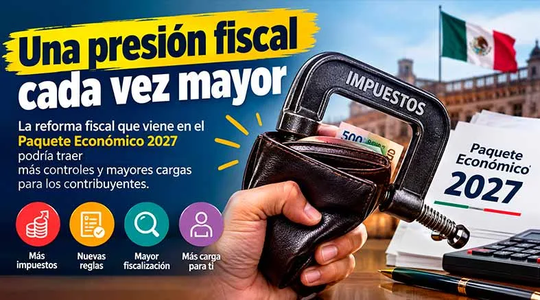 La reforma fiscal que viene dentro del Paquete Económico 2027 1 La reforma