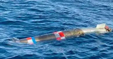 Pescadores hallan un misil flotando en mar de Ensenada Pescadores
