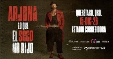Ricardo Arjona llega a Querétaro con su gira “Lo que el Seco no dijo” Ricardo Arjona