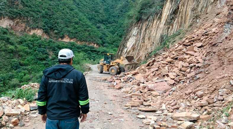 CEI libera camino a La Redonda en San Joaquín, tras derrumbe parcial 1 CEI