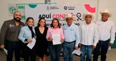 SEDEA entrega rehabilitación de casas ejidales casas ejidales., directora de Proyectos Regionales, rehabilitación, Rosendo Anaya, San Juan del Río, secretario de Desarrollo Agropecuario, SEDEA, Tania Ruíz