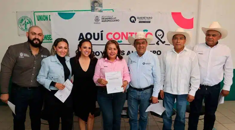 casas ejidales., directora de Proyectos Regionales, rehabilitación, Rosendo Anaya, San Juan del Río, secretario de Desarrollo Agropecuario, SEDEA, Tania Ruíz