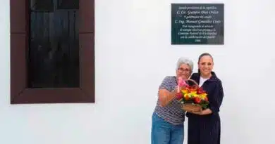 Tania Ruiz reconoce liderazgo comunitario de la Casa Ejidal de Puerta de Palmillas Tania