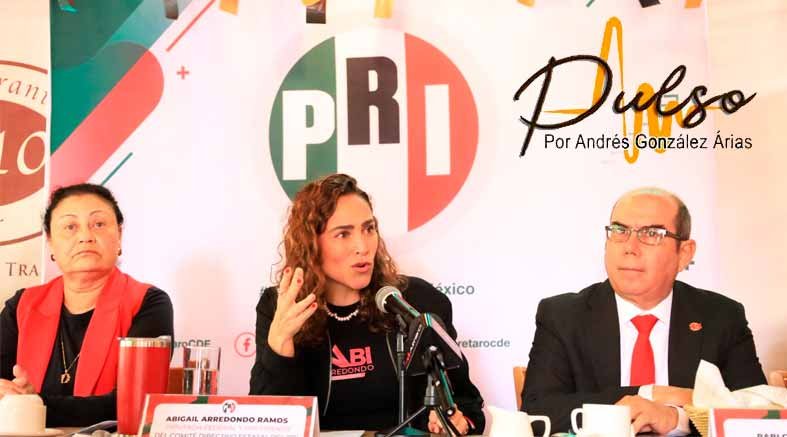 “En el 27, el PRI podría tener candidato para la gubernatura a mediados de noviembre”: Abigail Arredondo. 1 el pri podría